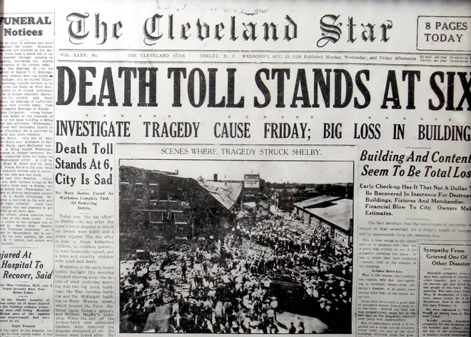 1928 Shelby Bank Collapse